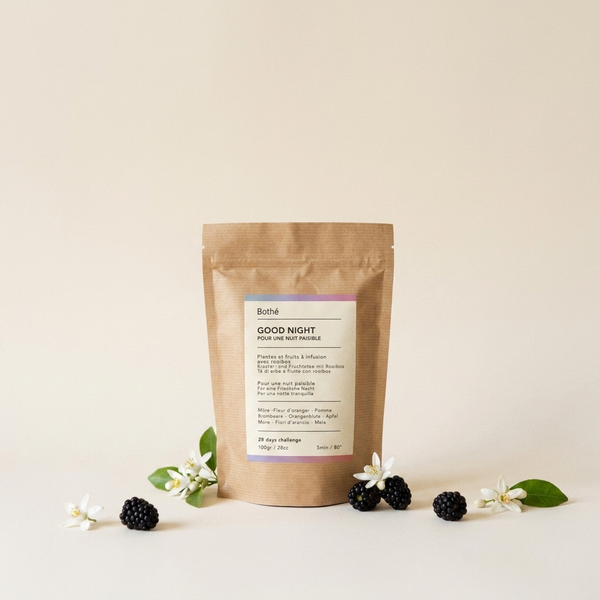 Infusion Good Night de Bothé — rooibos et fleurs d'oranger