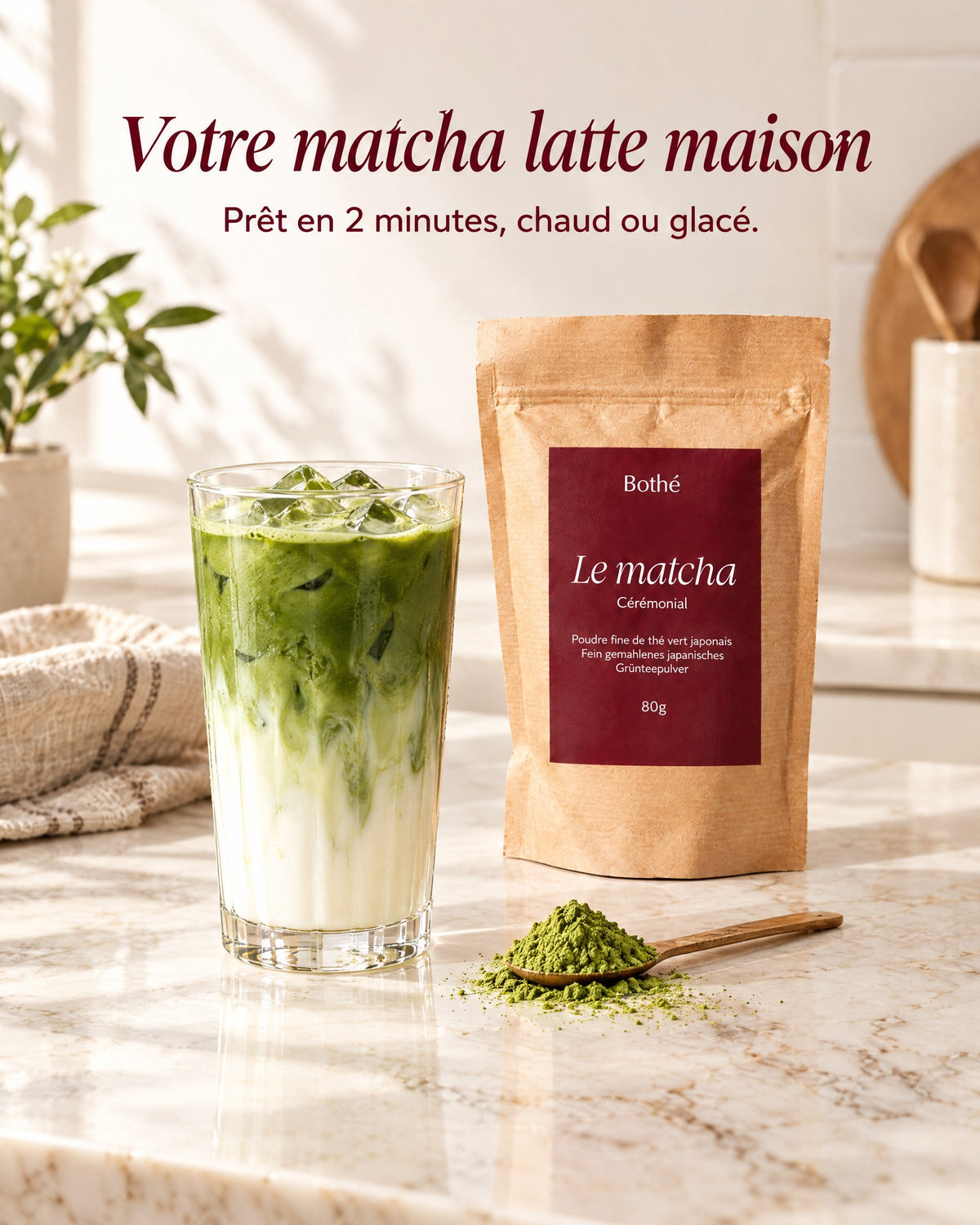 Matcha Bothé – matcha latte glacé maison (lang:fr)