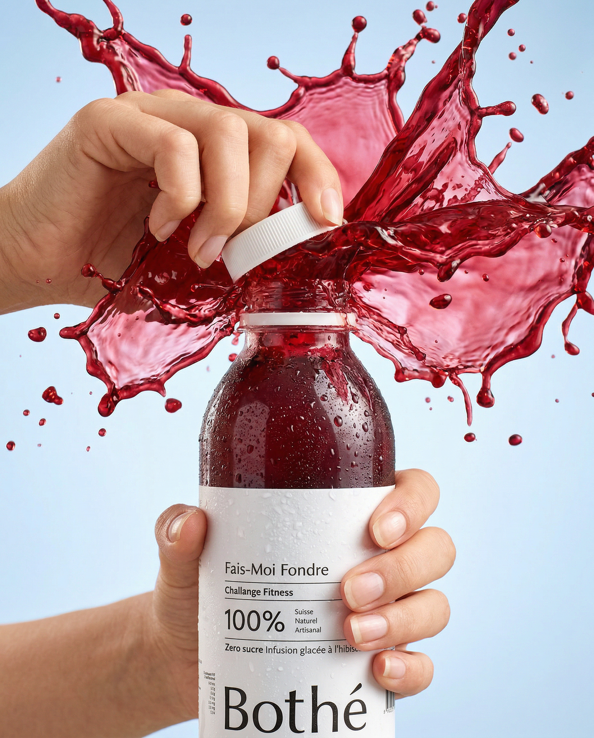 Éclaboussure d'infusion glacée Fais-Moi Fondre à l'hibiscus Bothé Swiss